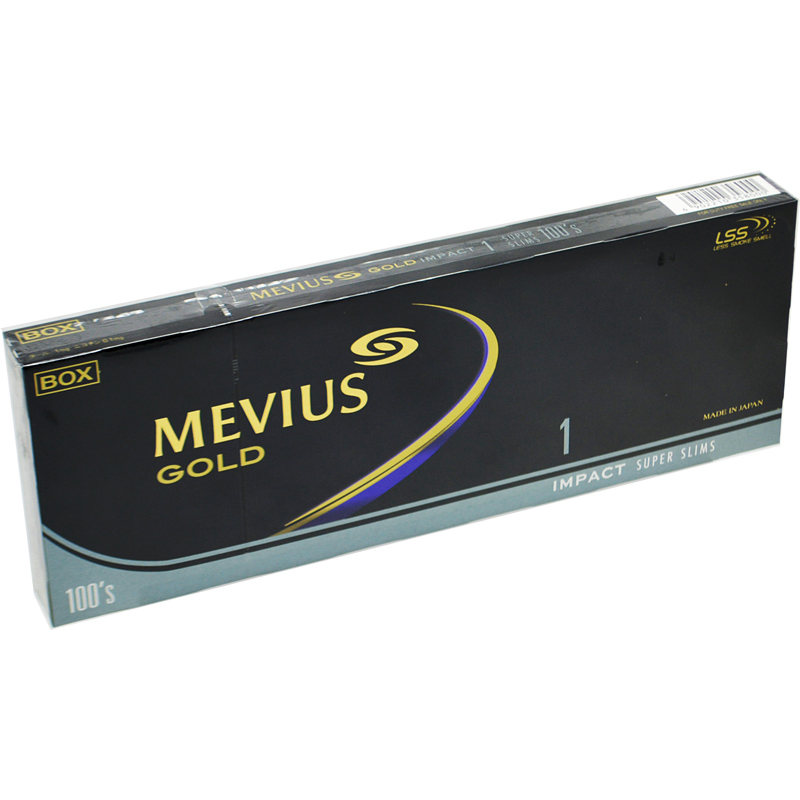 Mevius Gold Impact One 100 S Slim メビウス ゴールド インパクト ワン １００ スリム Tobacco Duty Free Shop A S D 関西国際空港免税店予約サイト