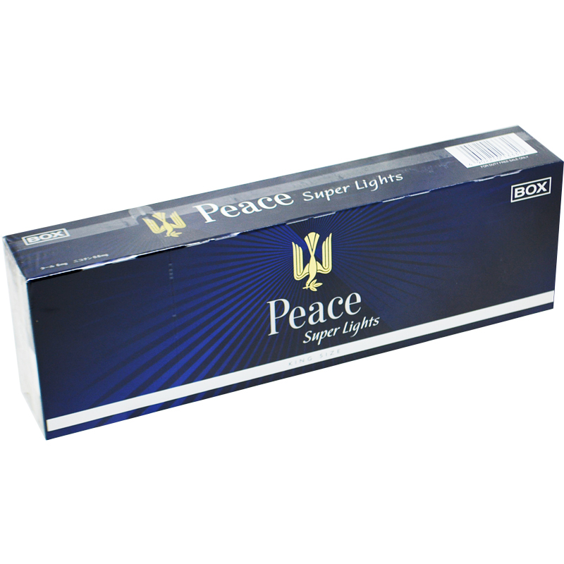 Peace Super Lights Box ピース スーパー ライト ボックス Tobacco Duty Free Shop A S D 関西国際空港免税店予約サイト